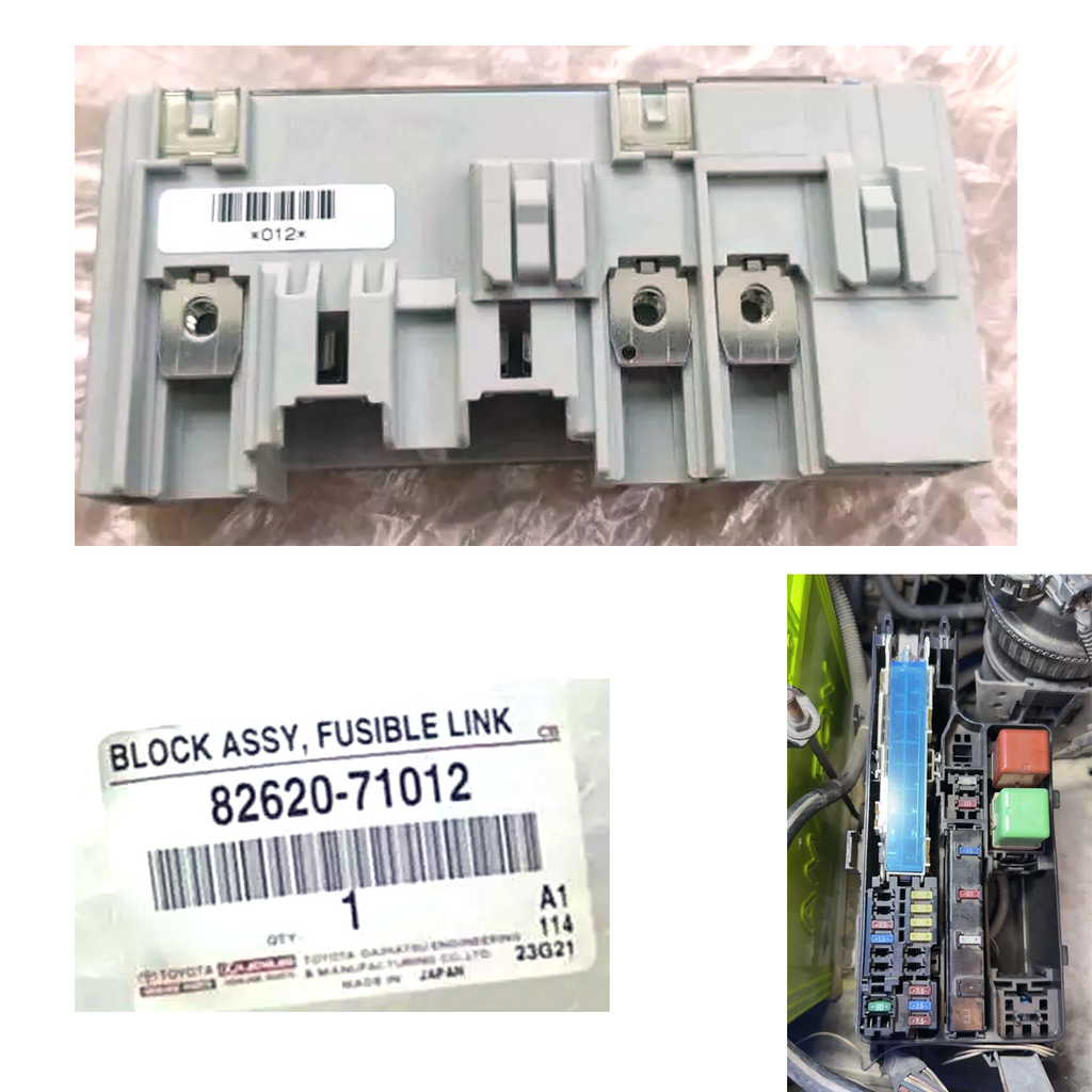 Original BLOCK ASSY FUSIBLE LINK Toyota #8262071012 VIGO Fortuner Hilux K