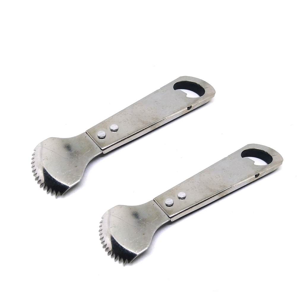 Set 2 Pcs Coconut Grater Scraper Food Shredder Food kitchen tools stainless No6