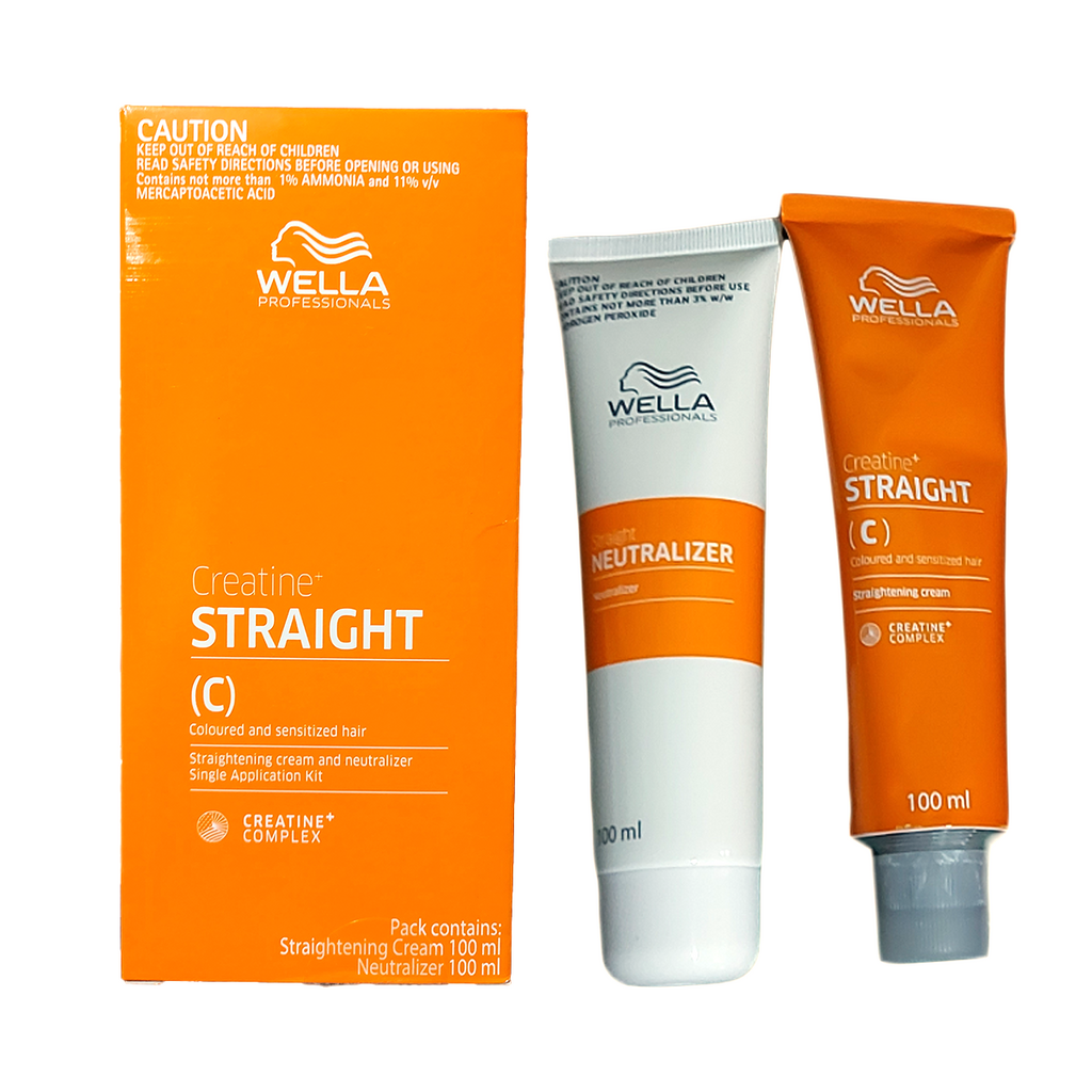 100ml Wella Professional Creatine+ Straight (C) Hair straightening cream K