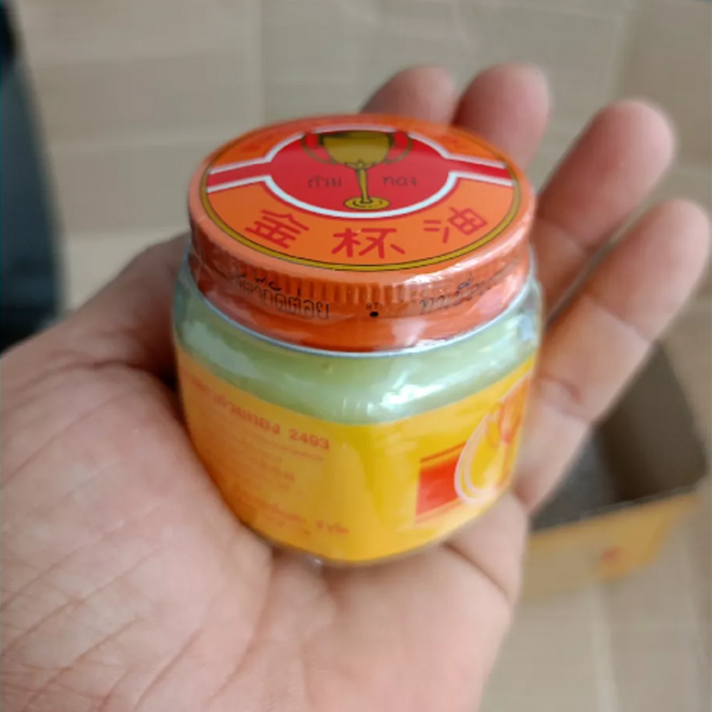 50g Golden Cup Herbal Balm helps relieve muscle aches Insect Bites Massage K