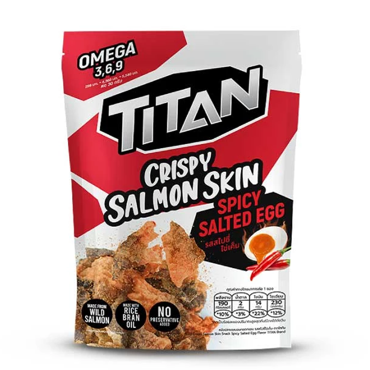 30g クリスピーサーモンスキン スナック スパイシーソルトエッグ風味 保存料不使用 K