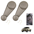 (2 Pcs) Window Crank Grey 2002-2011 Isuzu Dmax Npr Holden Rodeo Colorado K