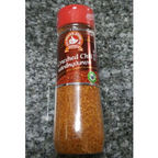 Thailändisches zerkleinertes Chilipulver 100 g – Extra scharf, wiederverschließbare Flasche | Authentisches scharfes Gewürz
