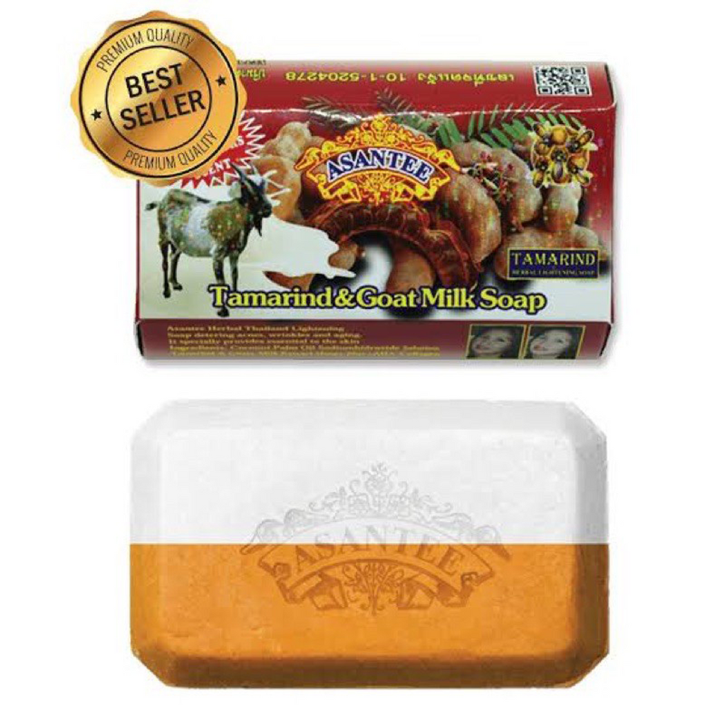 6 Stück x 125g Asantee Tamarinde+ Ziegenmilch Kräuterseife Hautaufhellend Gesicht Körper K