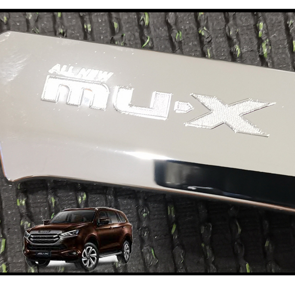 4 pcs Silver ABS Plastic Chrome plated Handle Bowl Cover Isuzu Mu-x 2021-24 K