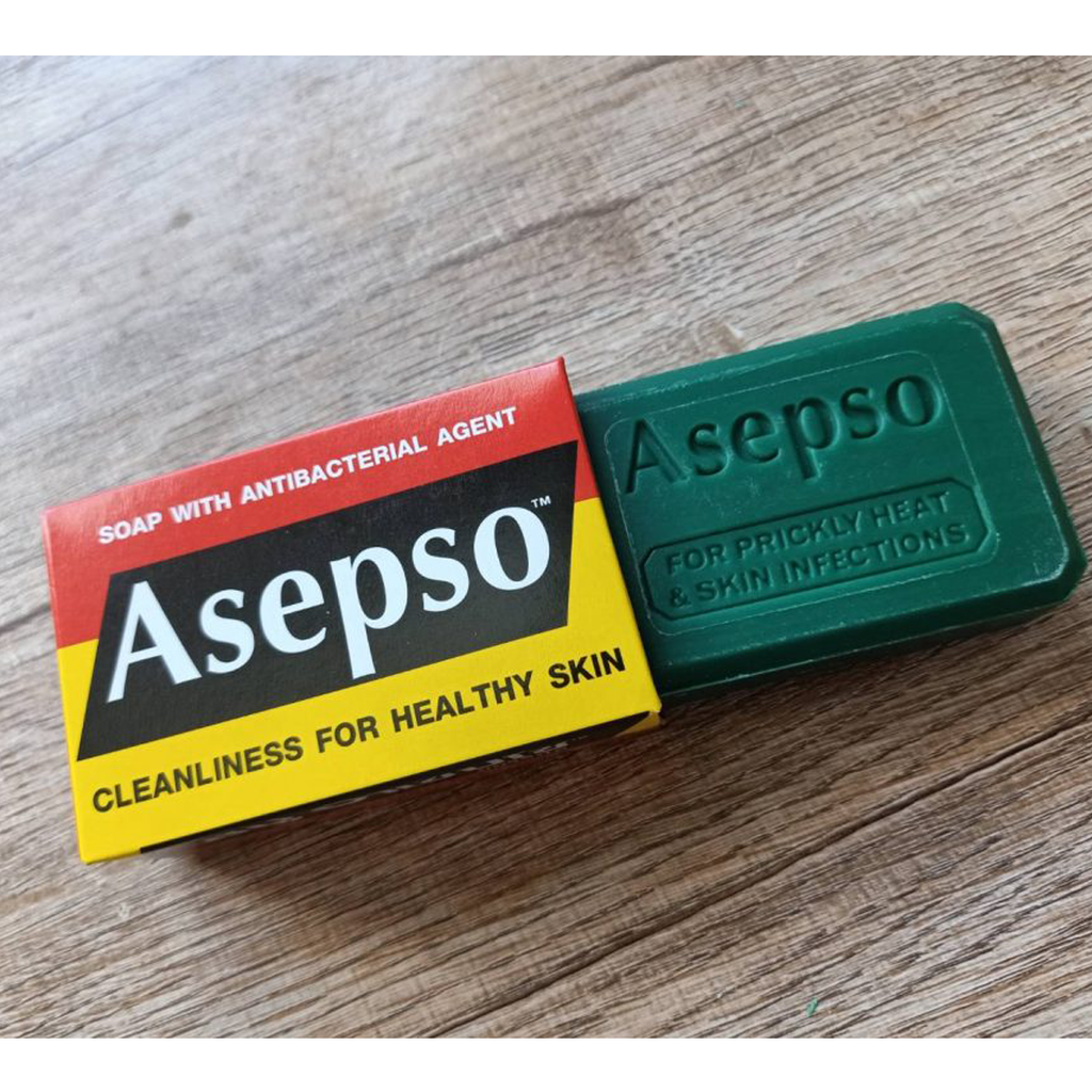 ASEPSO Original Bar Soap 80g – Classic Antibacterial & Antiseptic Formula | Healthy Skin
