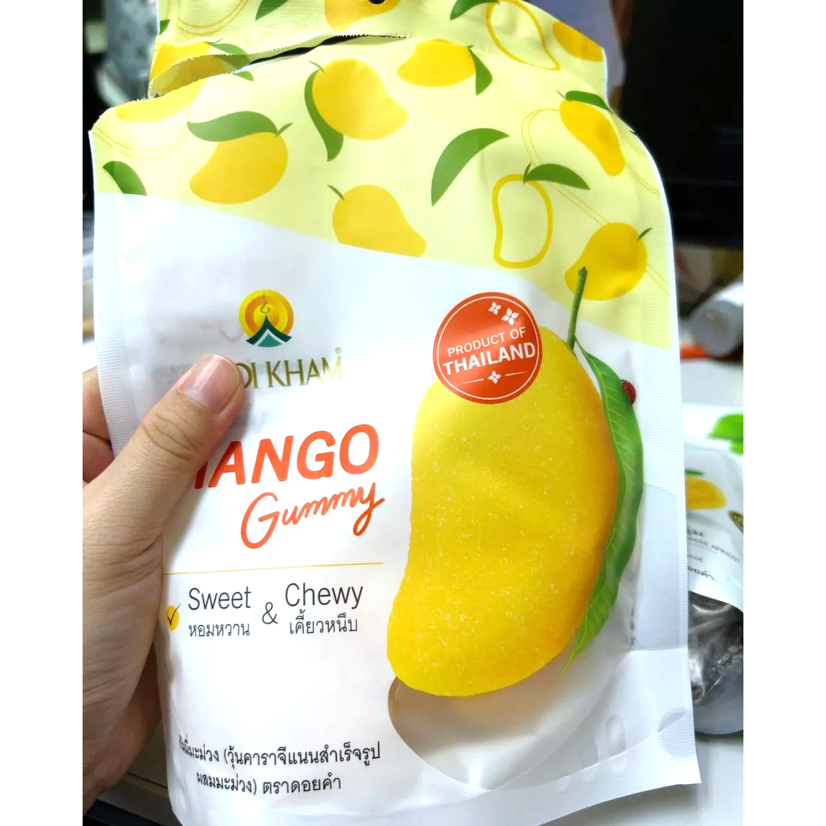 150g Mango Gummy Carrageenan jelly mixed with mango Doi Kham K