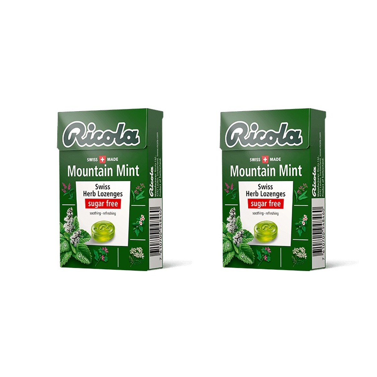 Ricola Swiss Herb Candy Lozenges Sugar Free 40g – 6 Flavors | Orange Mint, Cranberry, Glacier Mint & More