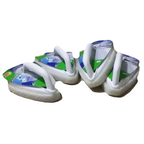 Scrubber triangle White Pad With Handle 3M Scotch-Brite K