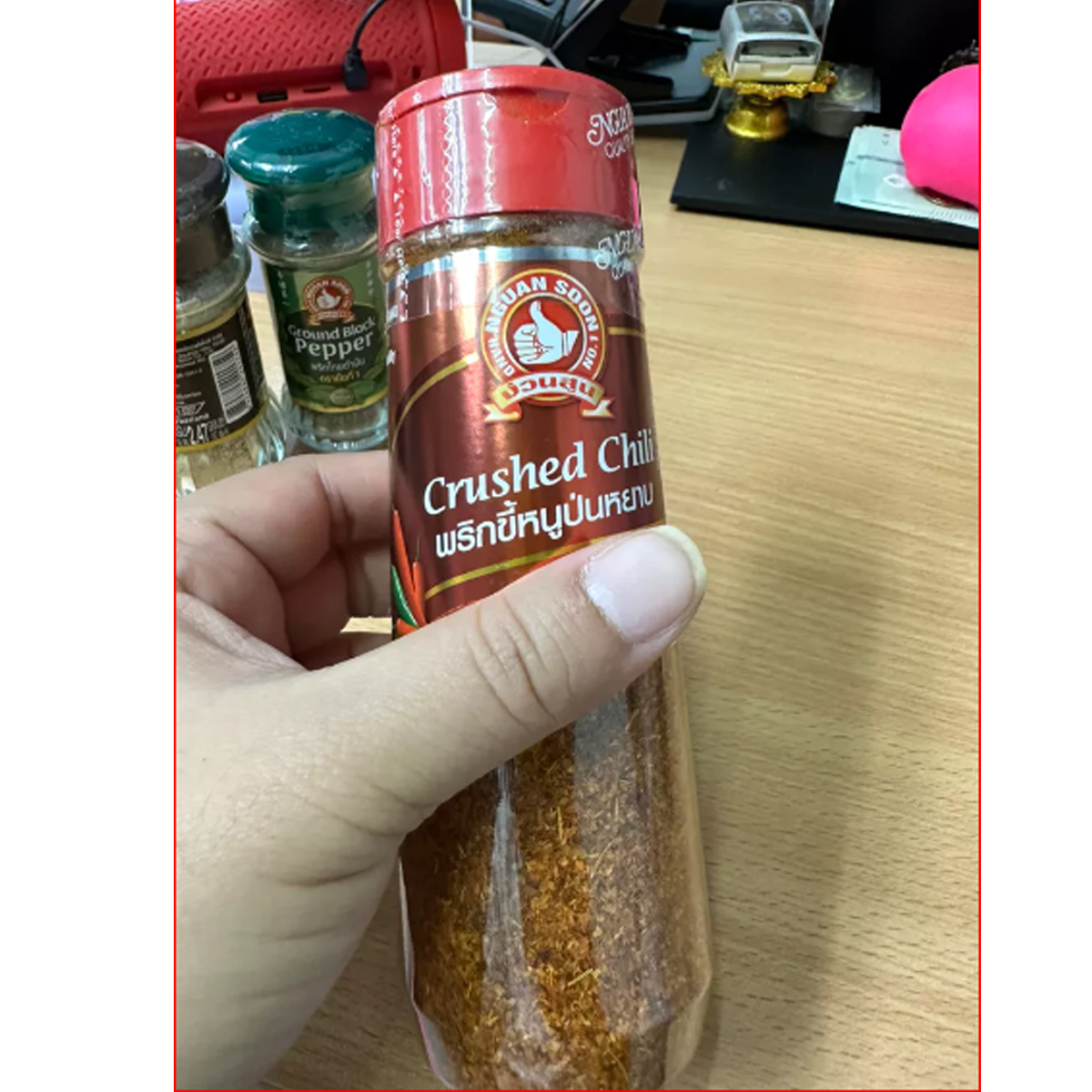Thai Crushed Chili Powder Bulk Pack 12 x 100g – Authentic Hot Spice Bottles