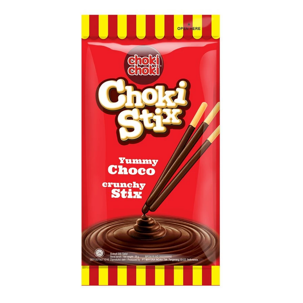 12 sachets/box Choki Stix Chocolate Stick Snacks Sweets Crunchy Stick K