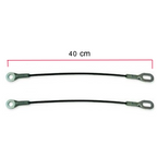 2 Paare (4 Stk.) Gurt Heckklappe Drahtseil hinten Mitsubishi L200 Triton 2016-18