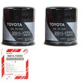 2pcs Engine OIL FILTER for TOYOTA Vigo Revo Innova Fortuner Lexus 90915YZZD2 K