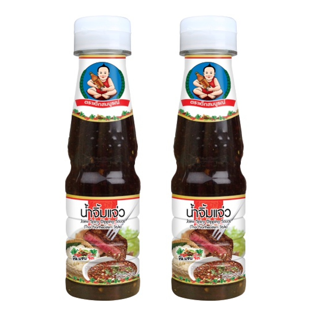 165g Jaew Würzige Dip-Sauce Hallah Nordost-Thai-Stil (PET-Flasche) K
