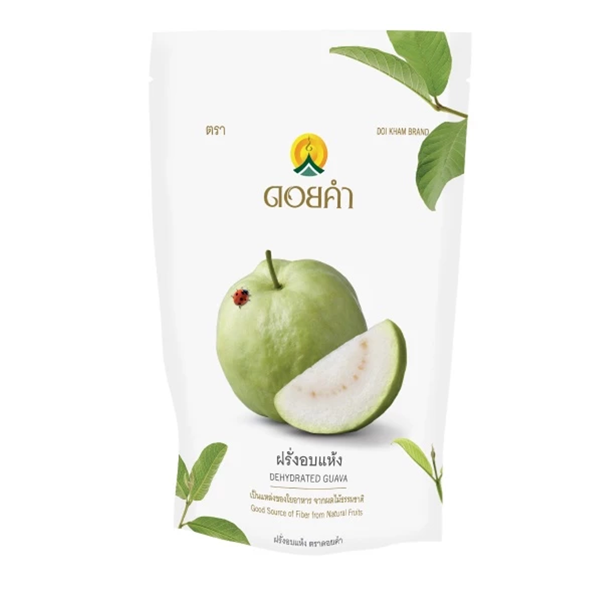 140g getrockneter Guaven-Snack, natürliche Trockenfrüchte, Halal, ohne Farbstoffe Doi Kham K