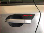 Set 4 pcs Matte Black Handle Bowl Cover For Isuzu Mu-x 2021 2022 2023 K