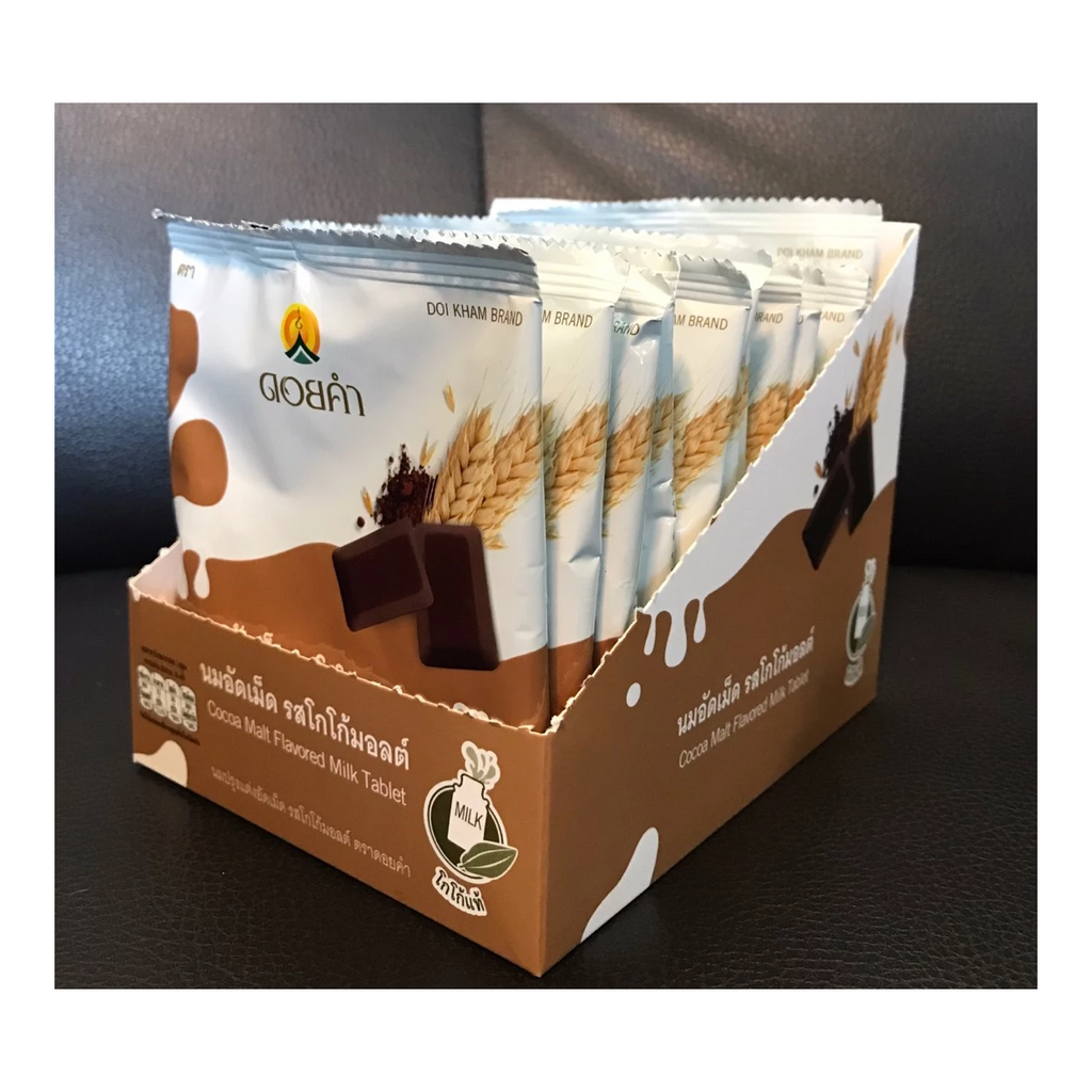 12pcs x 20g Cocoa Malt Flavored Milk Tablets Made from real cow's milk K