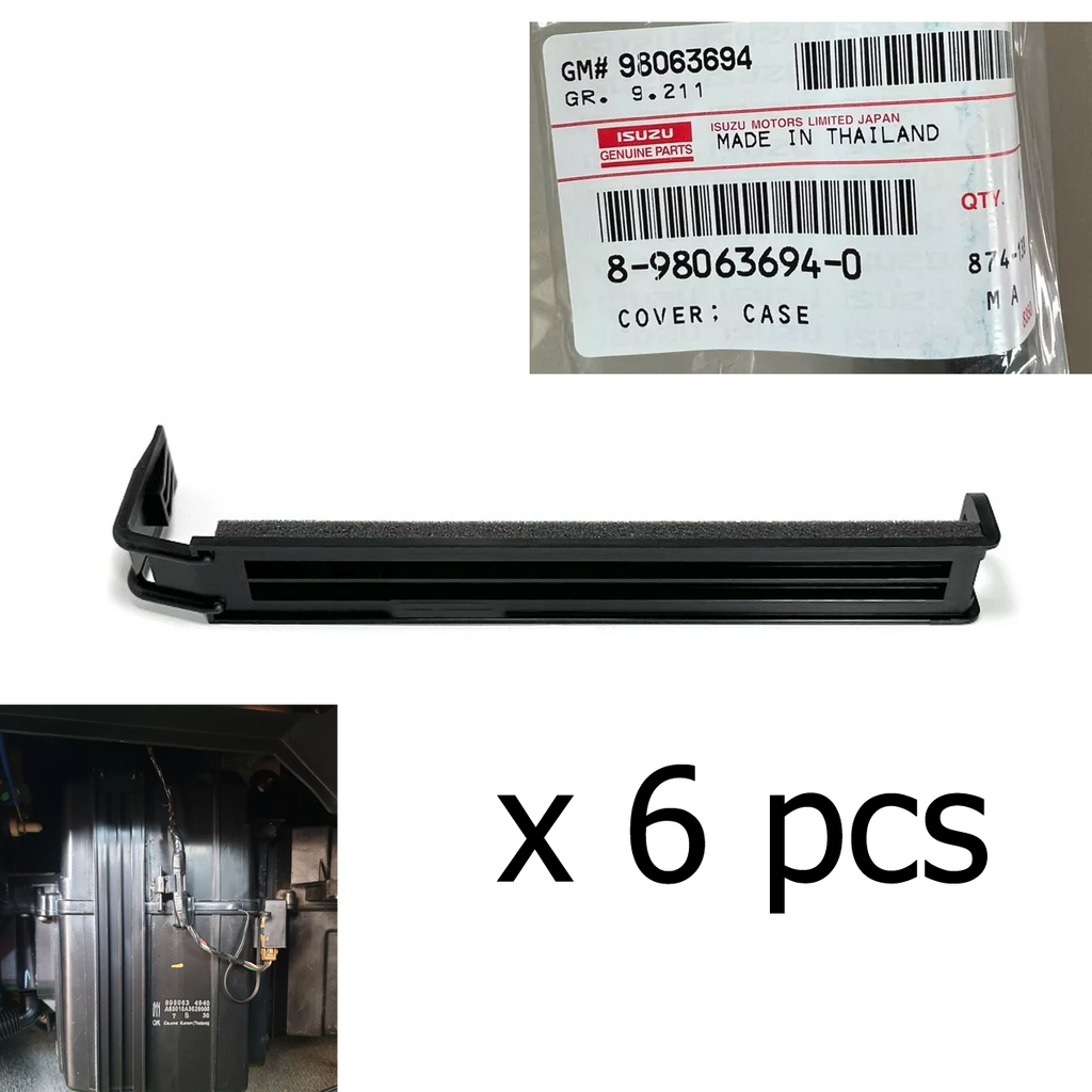 6 pcs 8980636940 Genuine Air filter cover ISUZU D-MAX 2003-2011 K