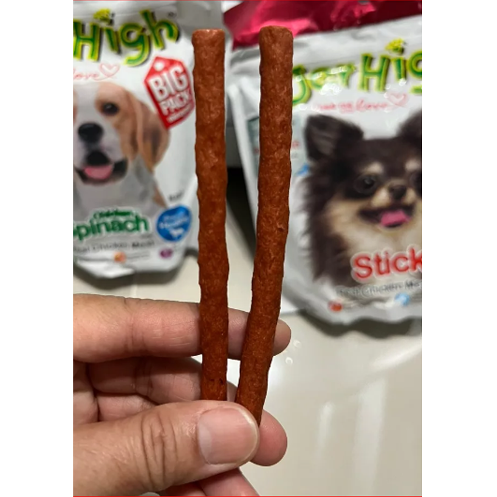 400g JerHigh Real Chicken Milky Stick Hund Welpen Snack Erhöht die Energie
