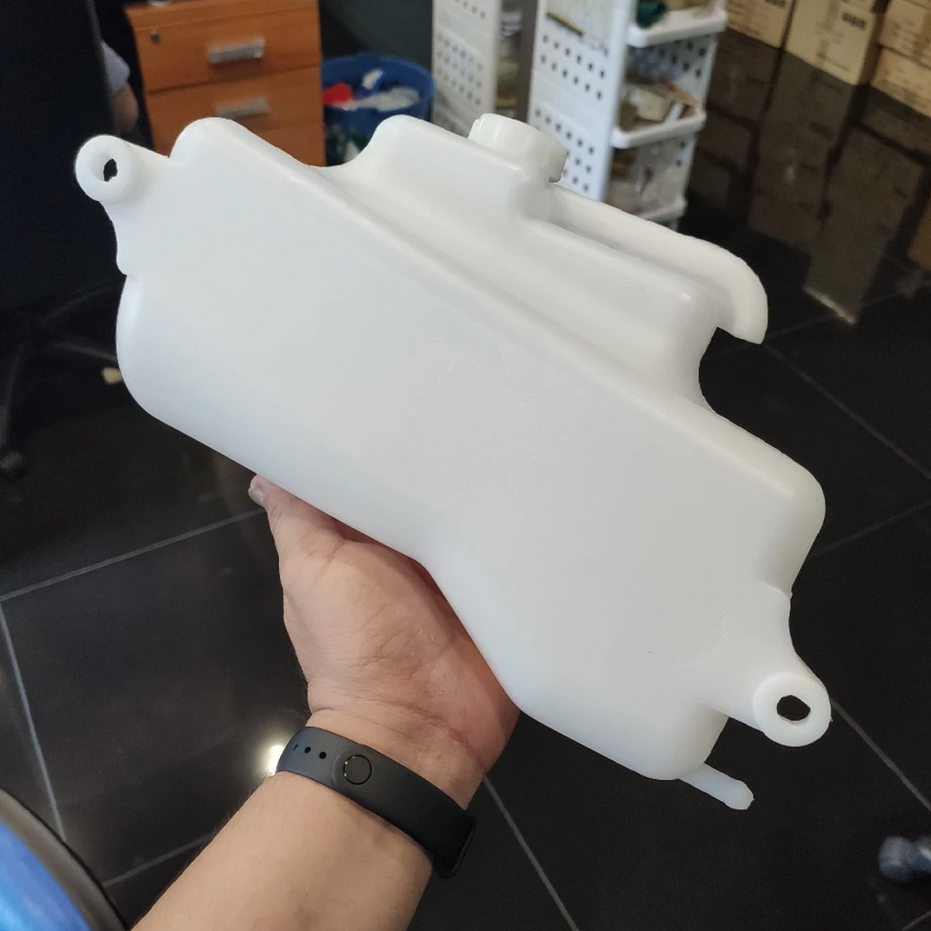 三菱 L200 トライトン リザーバー オーバーフロー 膨張タンクボトル 白 K