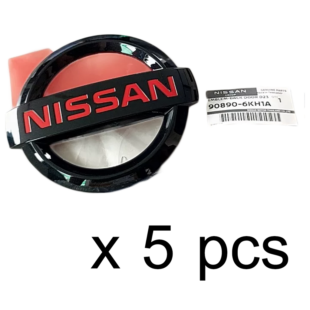 日産純正 バックドアロゴ ブラックエディションエンブレム バッジ ナバラ NP300 D23 K 5個
