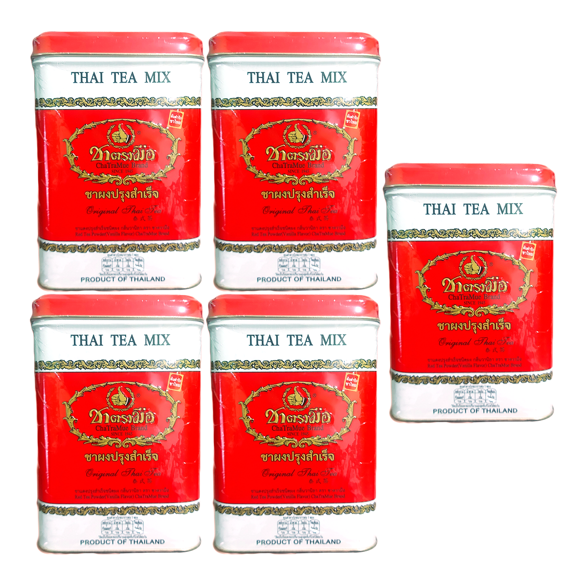 ChaTraMue Original Thai Tea Mix – Vanilla Flavor | 200g (4g x 50 Sachets)