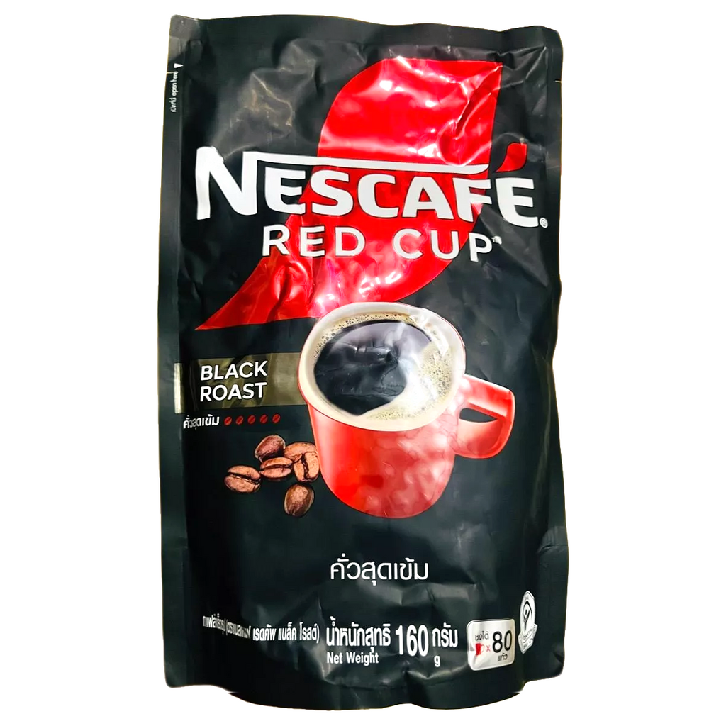 160g Nescafé Red Cup Black Roast Dunkelste Röstung Instantkaffee K