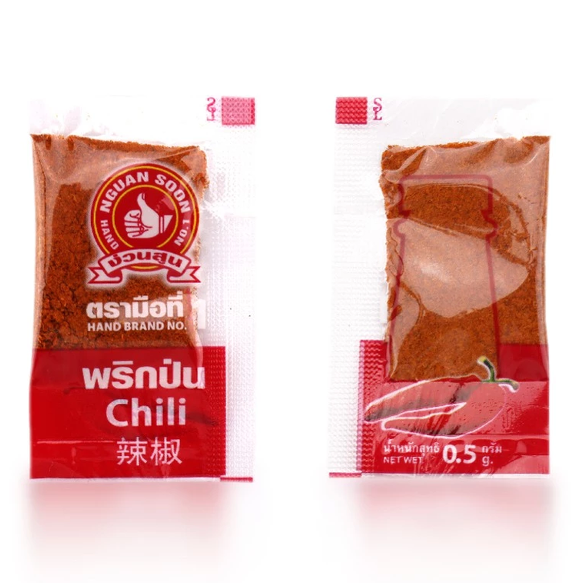 Thai Crushed Chili Powder Sachets 100 Pack – Authentic Dried Hot Spice