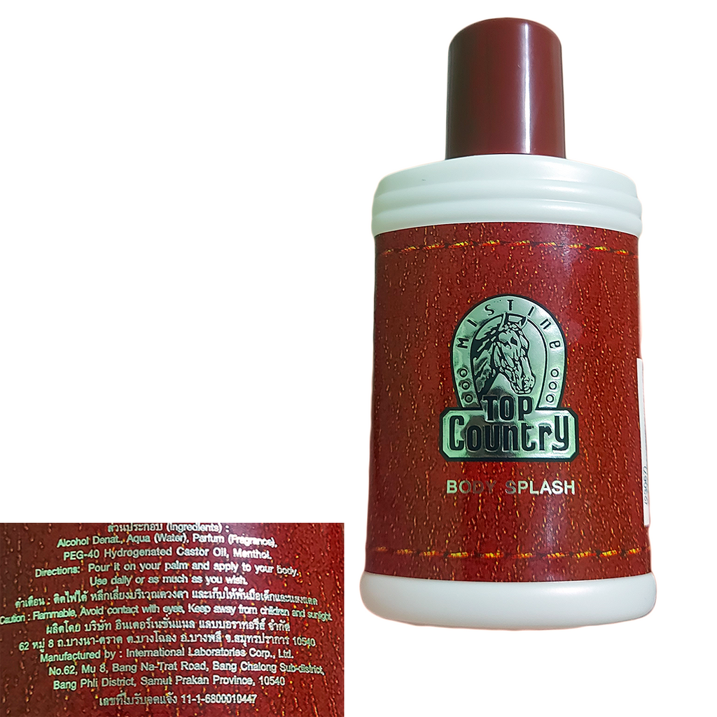 80ml mistine top country perfume Body Splash fragrance K