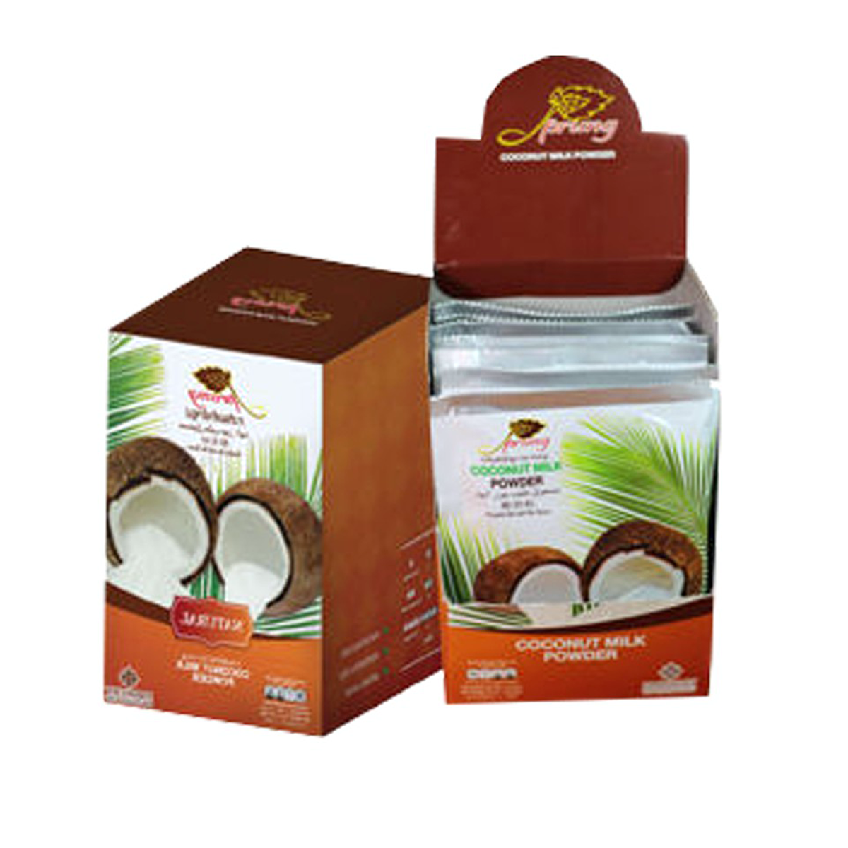 6 Boxes Coconut Milk Powder Thai Asia foods Beverage Ice cream Prung K