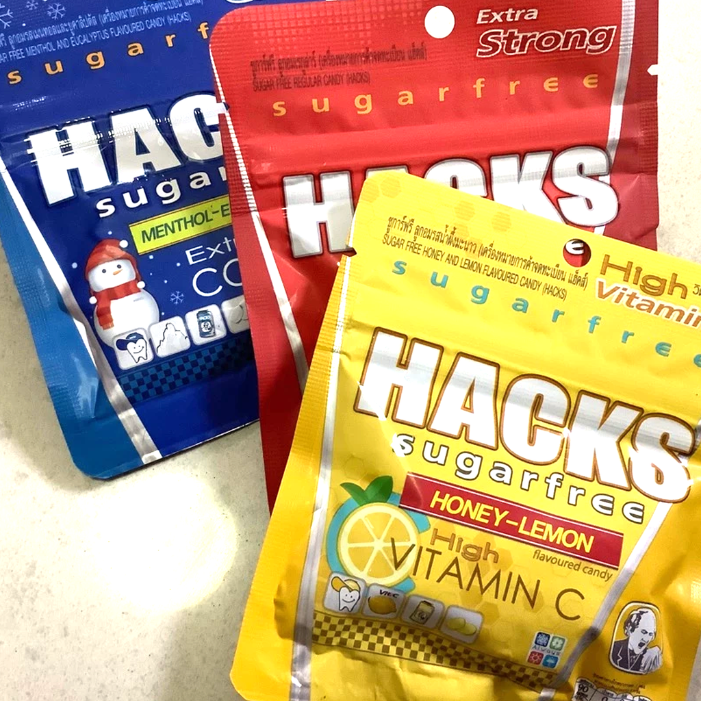 Hack 20.5g zuckerfreie Bonbons Kräuter Erfrischend Mund Rachen 3 Geschmacksrichtungen K