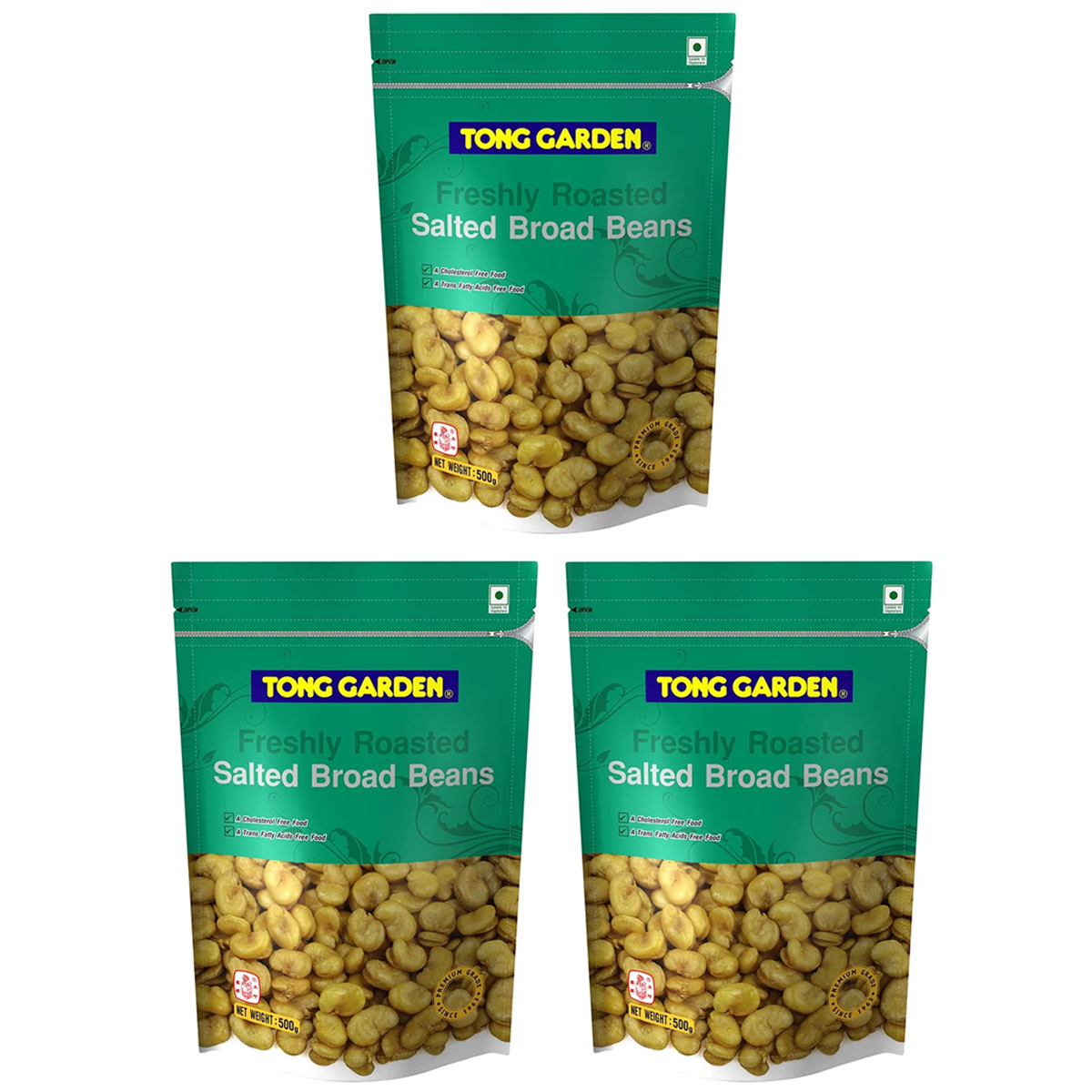 500g Broad Bean Salted Snack Tong Garden K