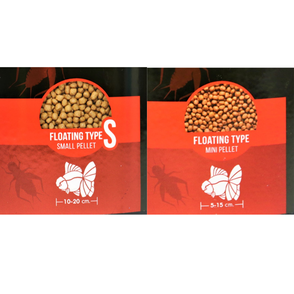 Goldfish Food Insect inside Cricket protein formula High Protein Floating Type K