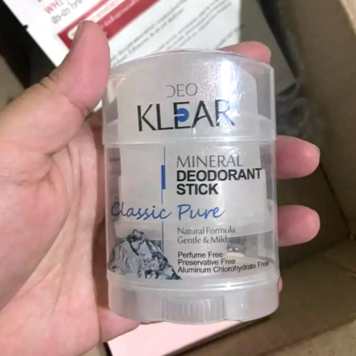 70 g DEOKLEAR Alaun Mineral Deodorant Stick Natürliche Formel Kristall Roll-on K