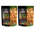 Crispy fried chicken skin snack , Holy Basil flavor, 30 grams K