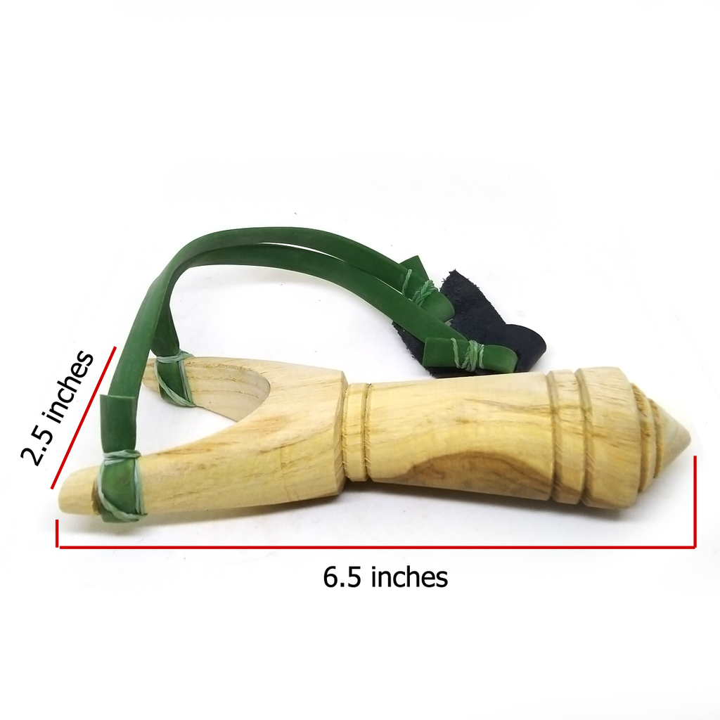 wooden slingshot catapult for hunting flat rubber band outdoor powerful toy K