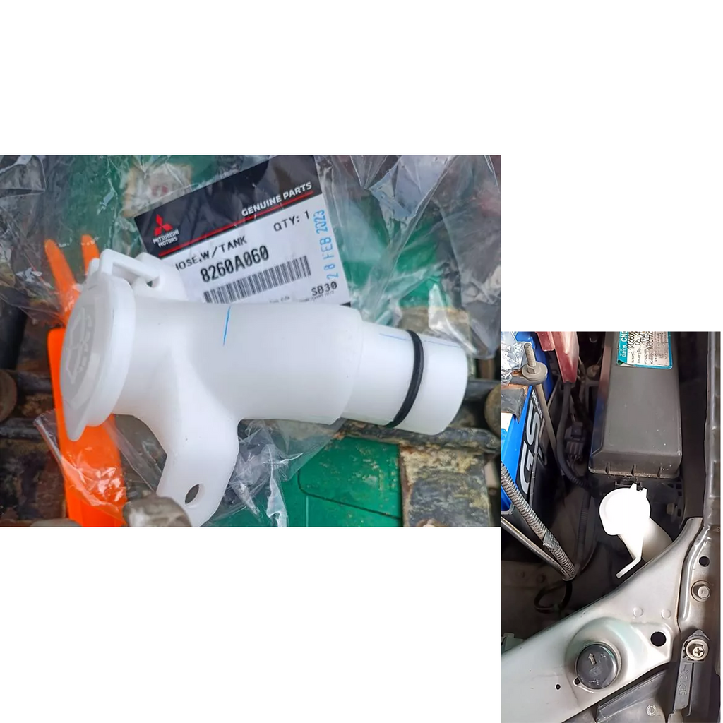 三菱 トライトン 2005-2014年製 ウォッシャータンクネック＋キャップ 8260A060 純正品 K