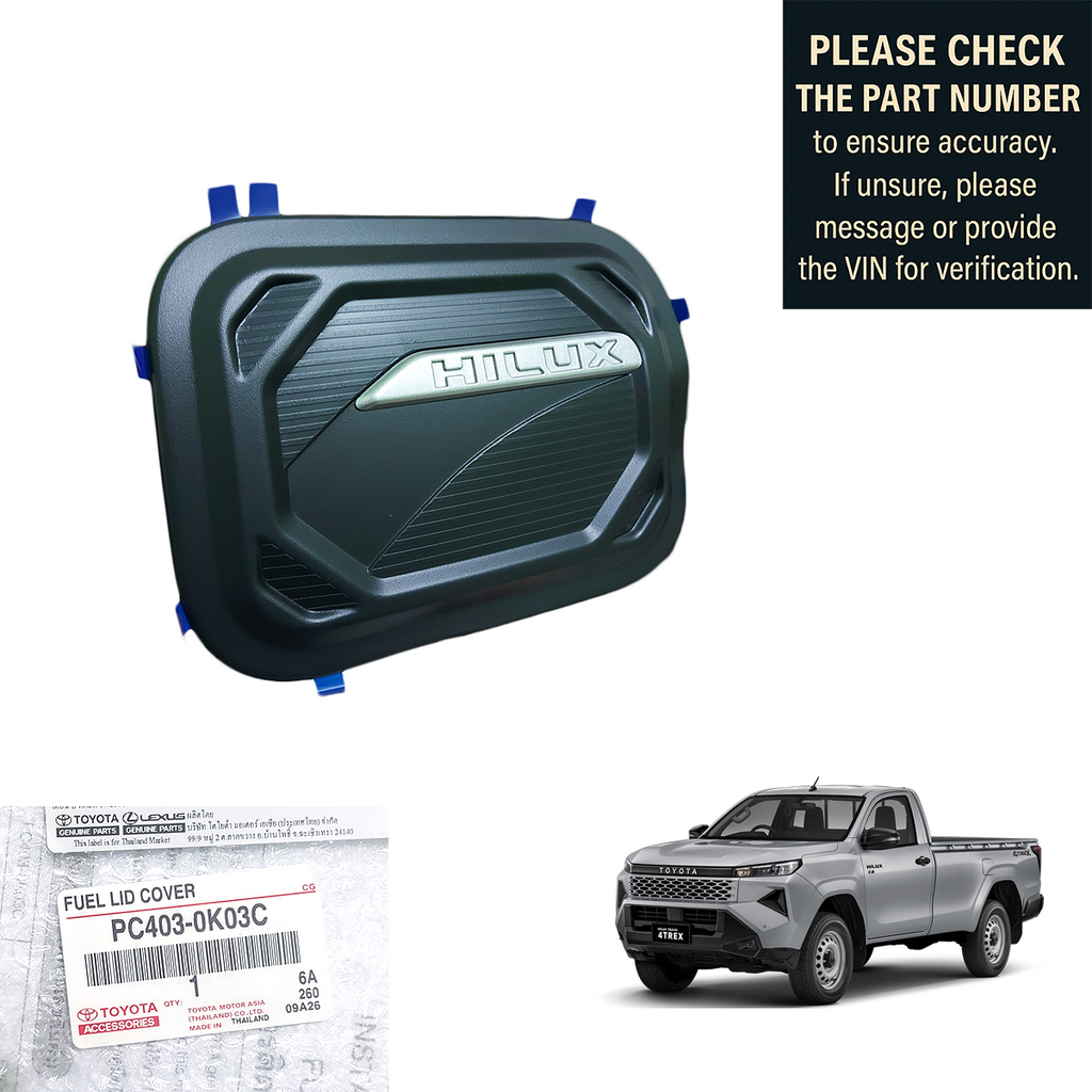 Tankdeckel TOYOTA Hilux Travo Standard Cab 4TREX Overland Original O