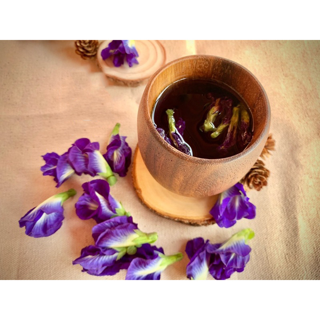 40g/100g Thai Dried Butterfly Pea Organic Herbal Healthy Drink Tea K