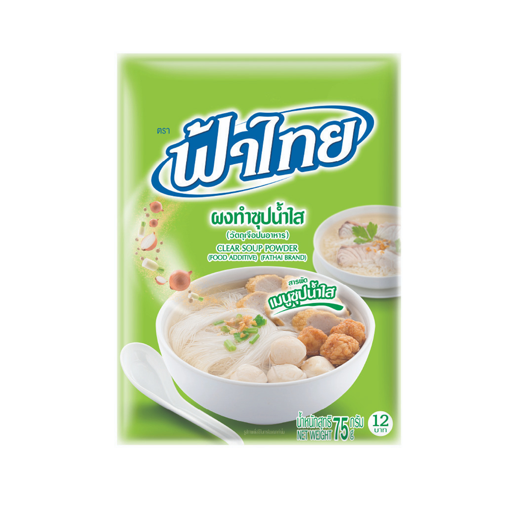75g Klare Suppenpulver FaThai Gewürze Halal Nudeln Sukiyaki Reisbrei K