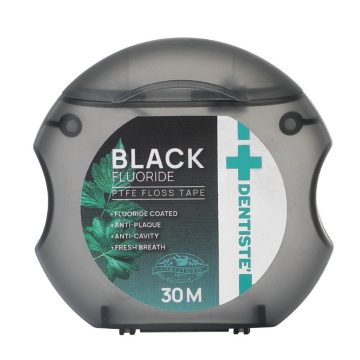 Dental Floss Dentiste Dental Black PTFE Floss Tape with Fluoride 30m K