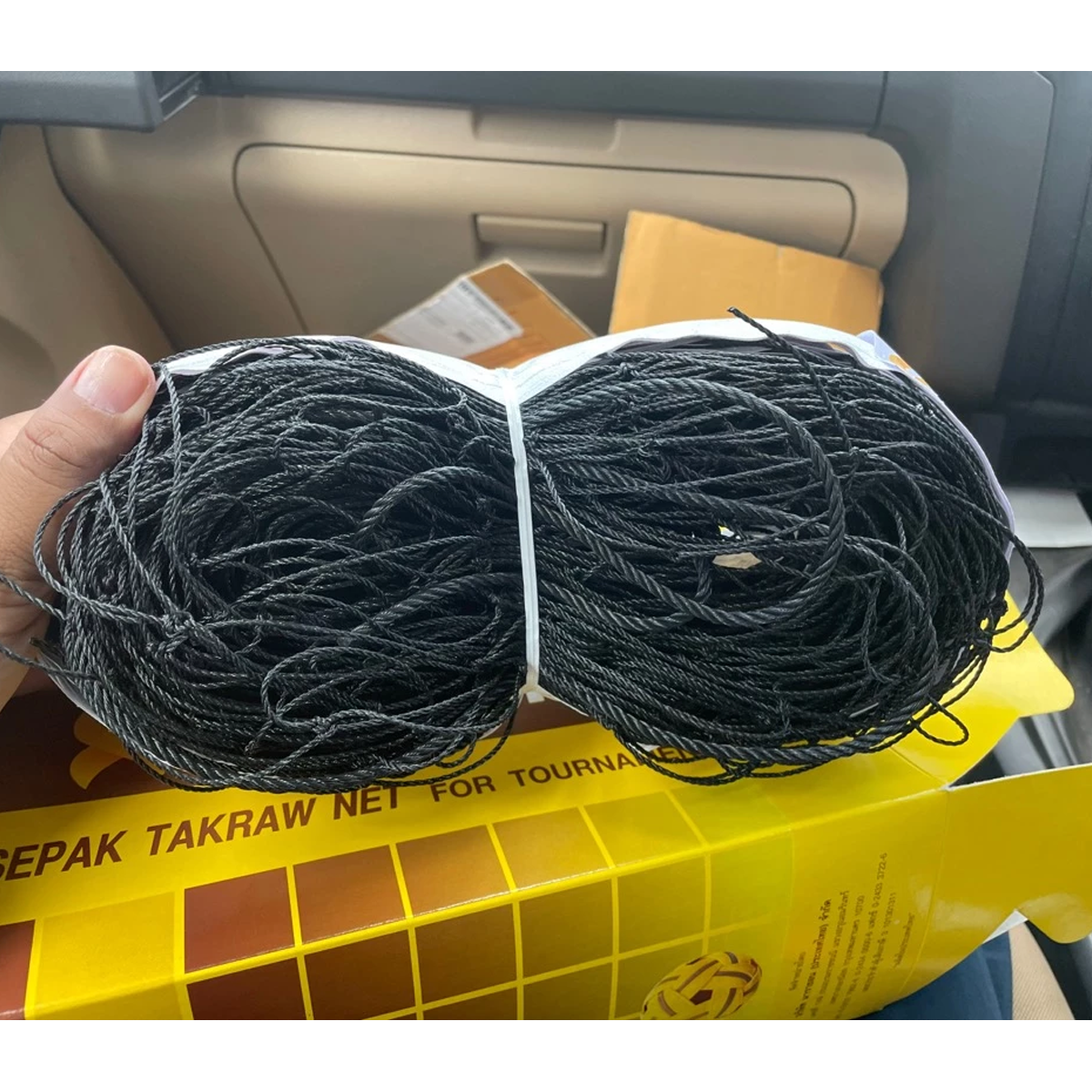 Set 2 pcs Thai SEPAK TAKRAW Net Volleyball Asian Sport Ball Game MN702 K