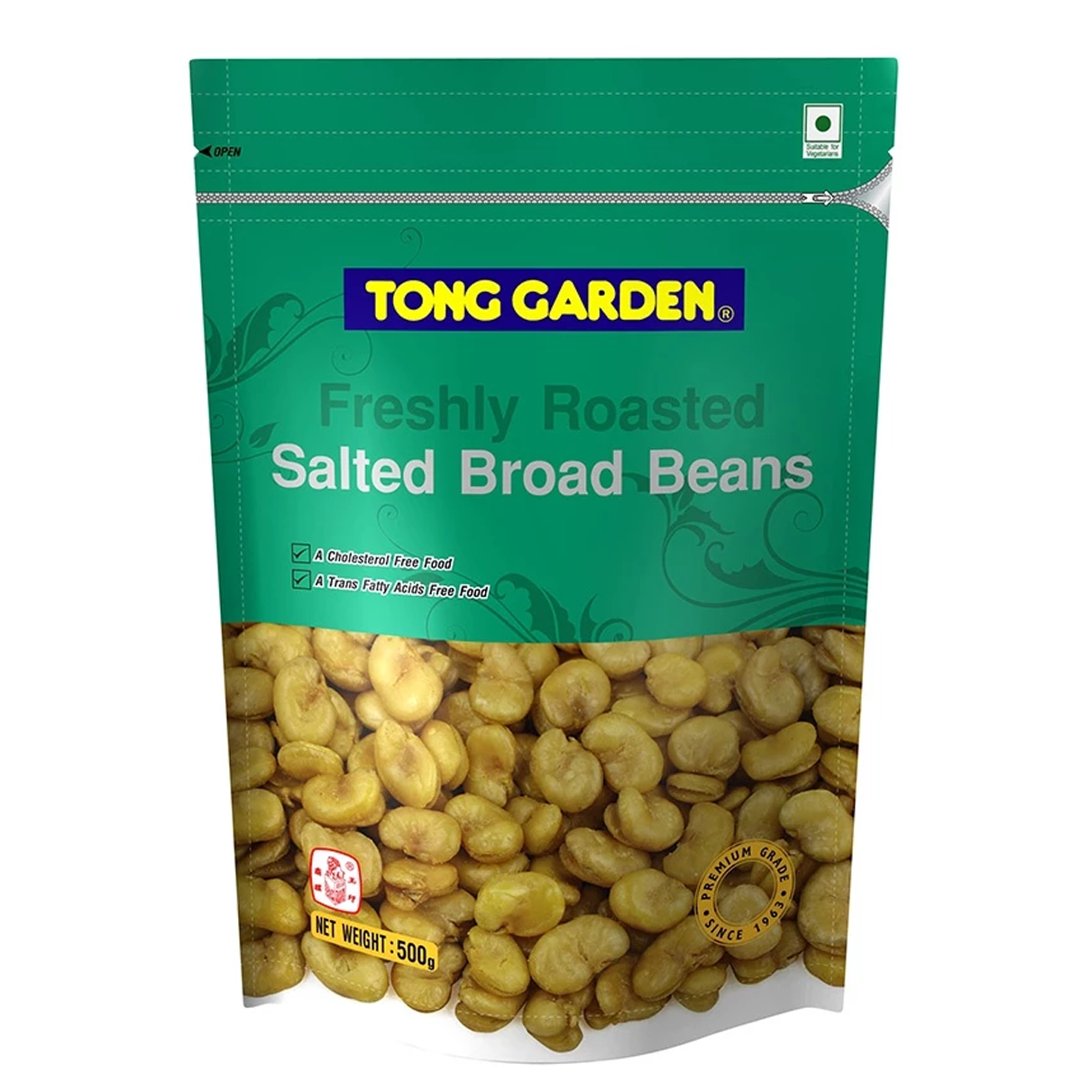 500g Broad Bean Salted Snack Tong Garden K