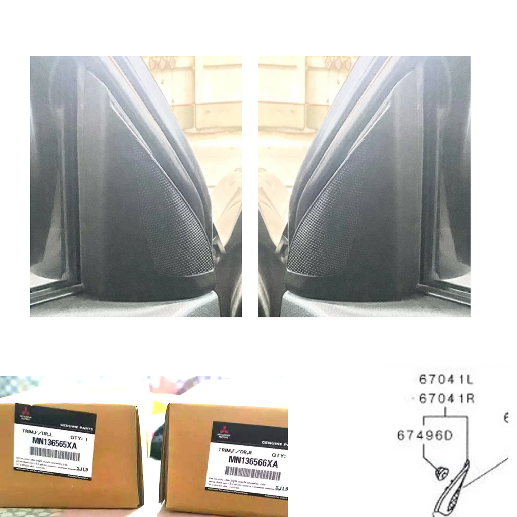 set 2 pcs Right Left Mitsubishi Genuine TRIM Triton Pajero Front door K