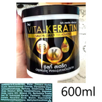 Vita Keratin Silky Straight Haarmaske 600ml – Keratin & Vitamine für krauses, widerspenstiges Haar