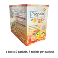 Propoliz lozenge Vitamin C Gooseberry honey scent Sugar free sore throat K