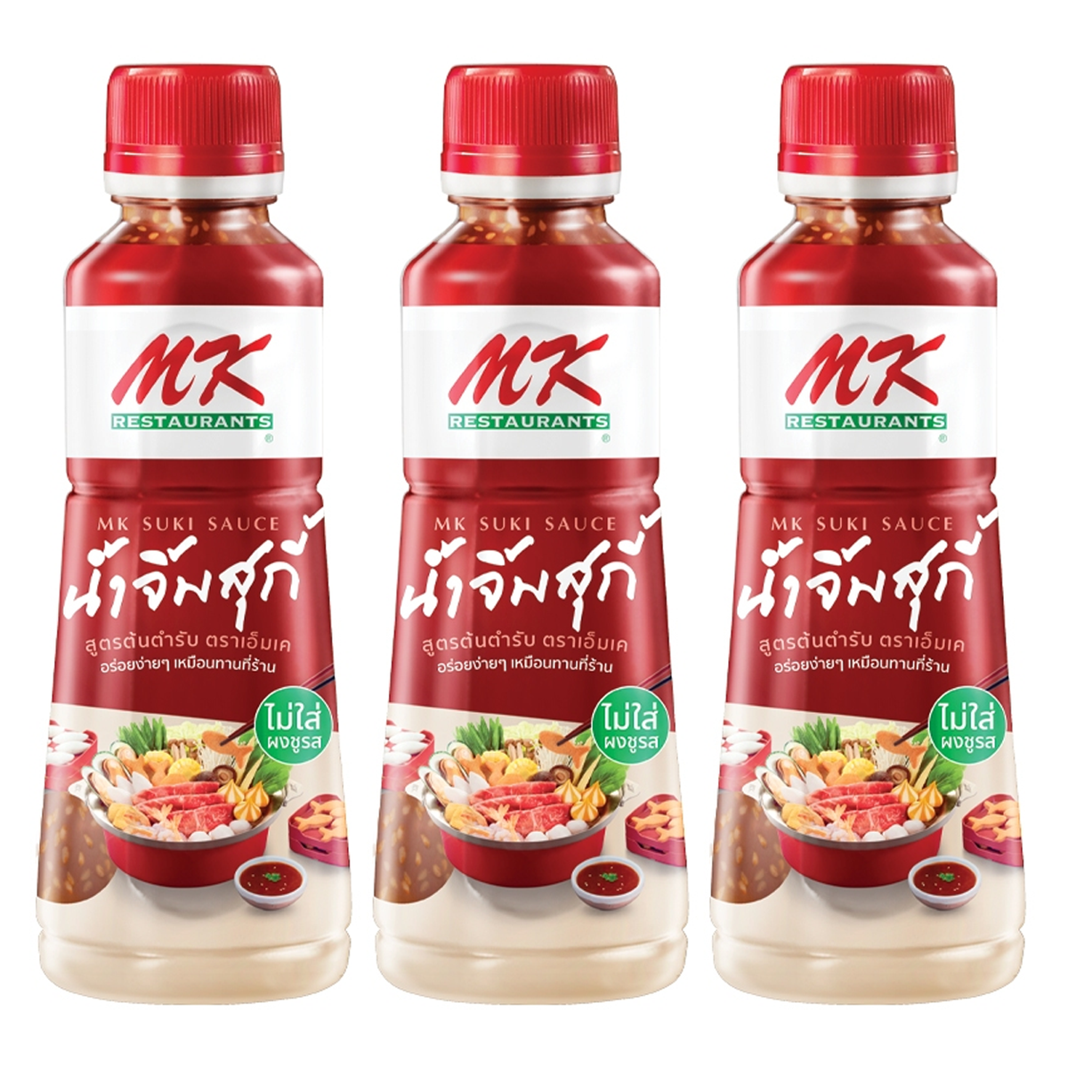 350g MK Signature Suki Sauce Plastic bottle with Safety Cap No MSG Halal K