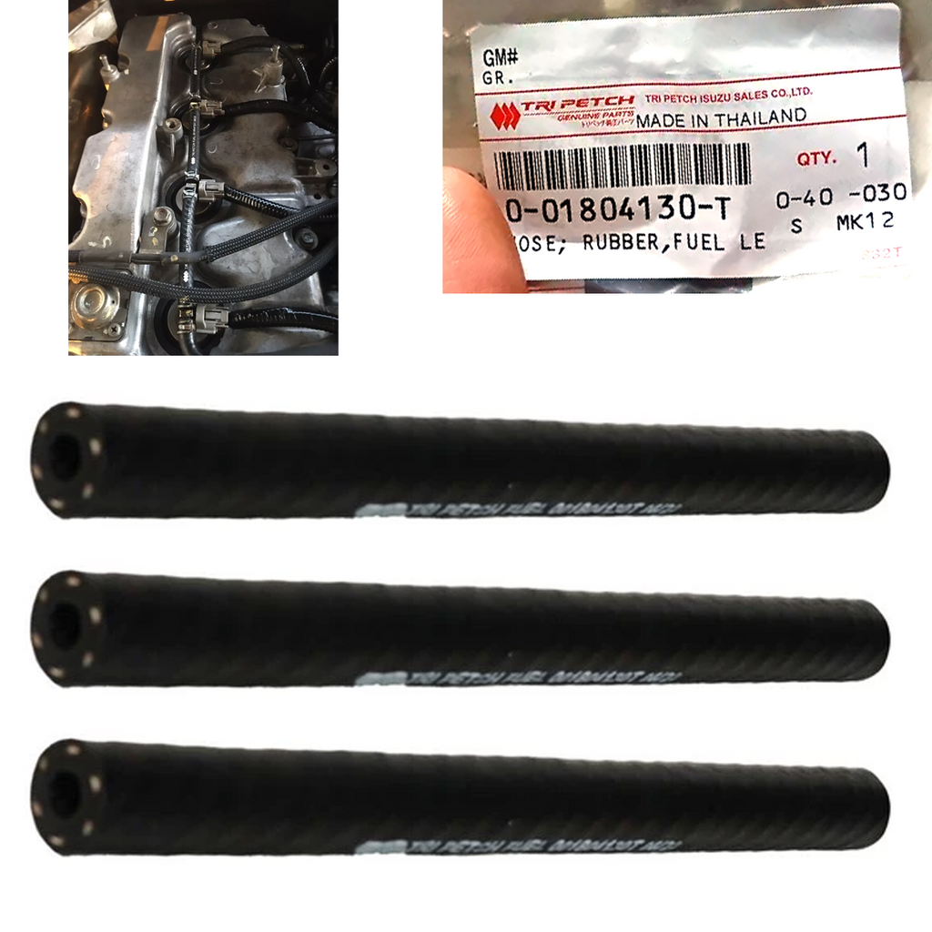 いすゞ D-Max 2003-2011 #001804130T 純正ホースゴム燃料K 3点セット