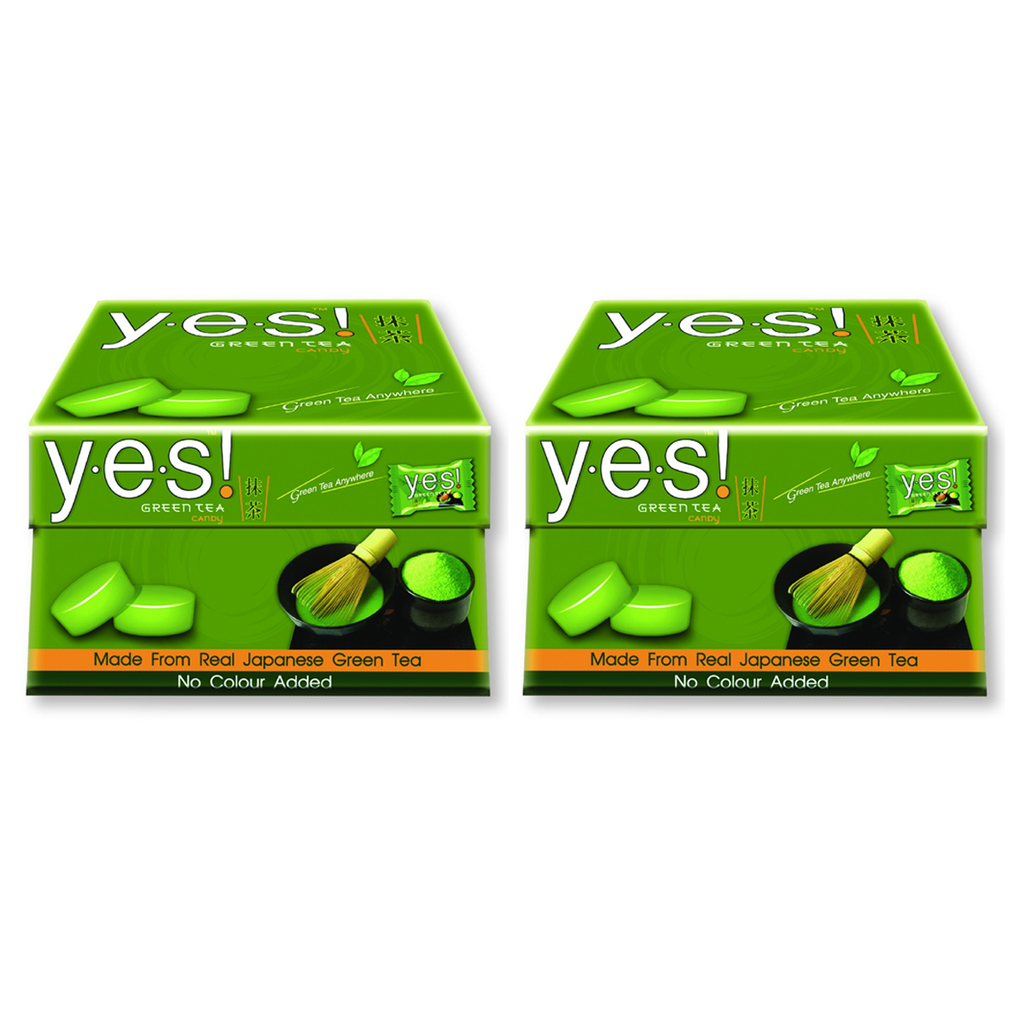 Yes! Green Tea flavor candy 79.2g/box Real green tea from Japan No Color Added K