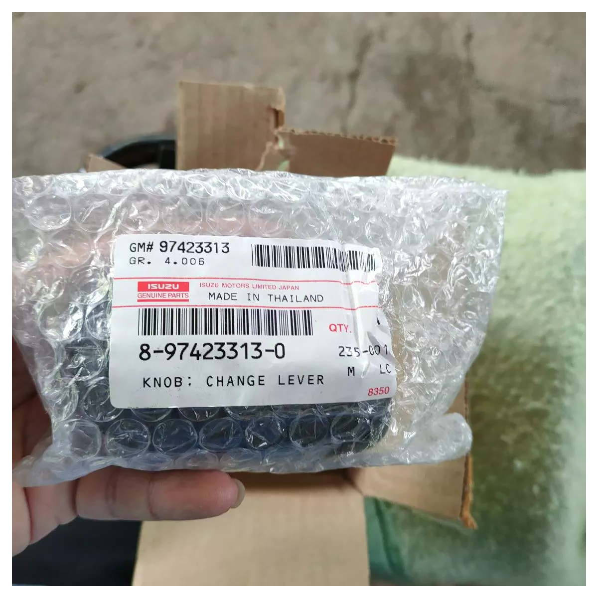 2012-16 Isuzu D-max Original Schaltknauf 5-Gang Manuell 8974233130 K